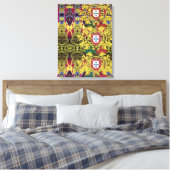 Portugees design canvas afdruk (Insitu (Slaapkamer))