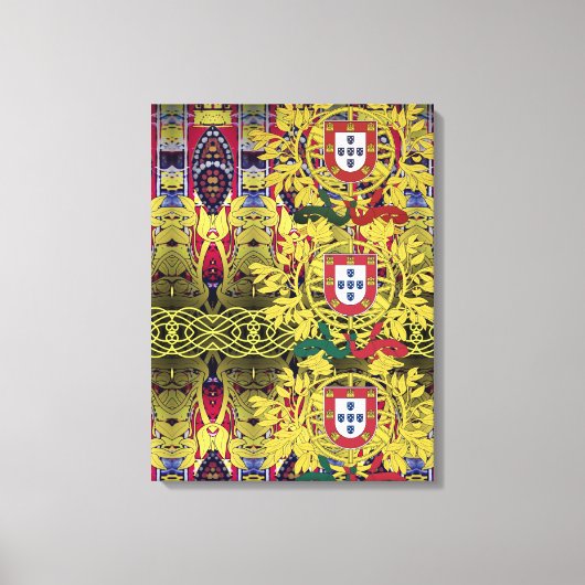 Portugees design canvas afdruk (Voorkant)