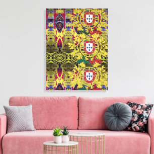 Portugees design canvas afdruk