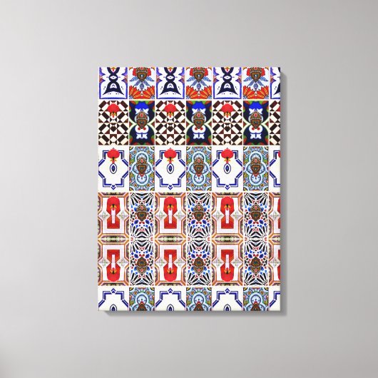 Portugees design canvas afdruk (Voorkant)