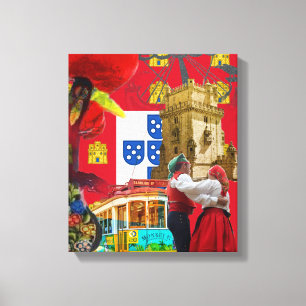 Portugees design canvas afdruk