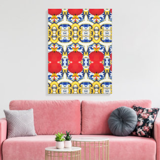 Portugees design canvas afdruk