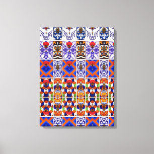 Portugees design canvas afdruk