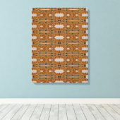 Portugees design canvas afdruk (Insitu (Houten vloer))