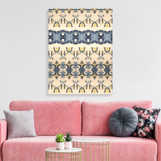 Portugees design canvas print (Insitu (Woonkamer))