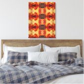 Portugees design canvas print (Insitu (Slaapkamer))