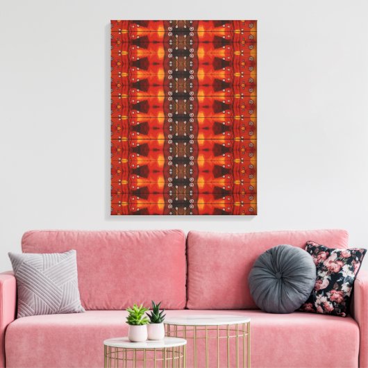 Portugees design canvas print (Insitu (Woonkamer))