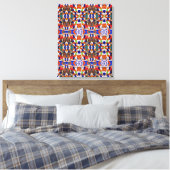 Portugees design canvas print (Insitu (Slaapkamer))