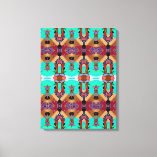 Portugees design canvas print (Voorkant)