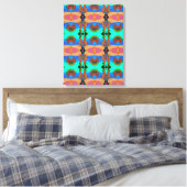 Portugees design canvas print (Insitu (Slaapkamer))