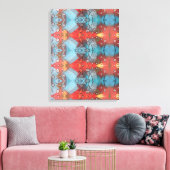 Portugees design canvas print (Insitu (Woonkamer))