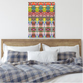 Portugees design canvas print (Insitu (Slaapkamer))