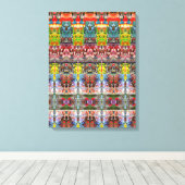 Portugees design canvas print (Insitu (Houten vloer))