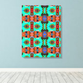 Portugees design canvas print (Insitu (Houten vloer))