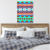 Portugees design canvas print (Insitu (Slaapkamer))