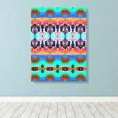 Portugees design canvas print (Insitu (Houten vloer))