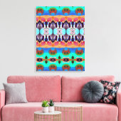 Portugees design canvas print (Insitu (Woonkamer))