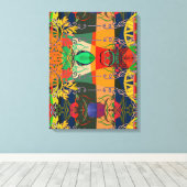 Portugees design canvas print (Insitu (Houten vloer))