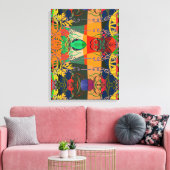 Portugees design canvas print (Insitu (Woonkamer))