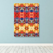 Portugees design canvas print (Insitu (Houten vloer))