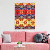 Portugees design canvas print (Insitu (Woonkamer))