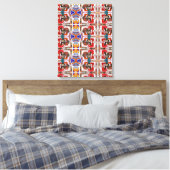 Portugees design canvas print (Insitu (Slaapkamer))