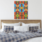 Portugees design canvas print (Insitu (Slaapkamer))
