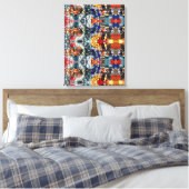 Portugees design canvas print (Insitu (Slaapkamer))
