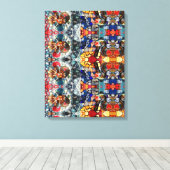 Portugees design canvas print (Insitu (Houten vloer))