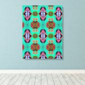 Portugees design canvas print (Insitu (Houten vloer))
