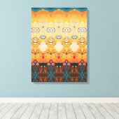 Portugees design canvas print (Insitu (Houten vloer))