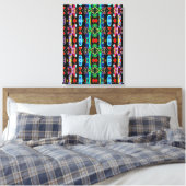 Portugees design canvas print (Insitu (Slaapkamer))