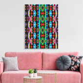 Portugees design canvas print (Insitu (Woonkamer))