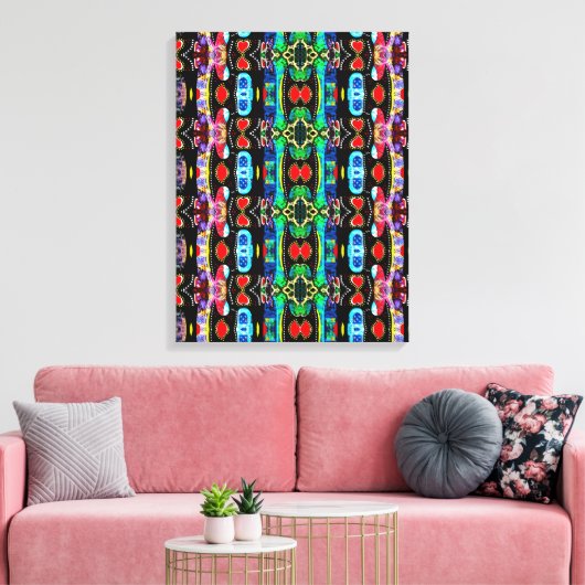 Portugees design canvas print (Insitu (Woonkamer))