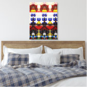 Portugees design canvas print (Insitu (Slaapkamer))