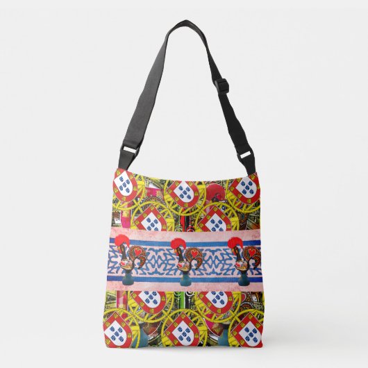Portugees design crossbody tas (Voorkant)