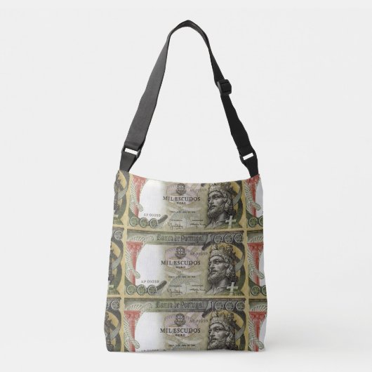 Portugees design crossbody tas (Voorkant)