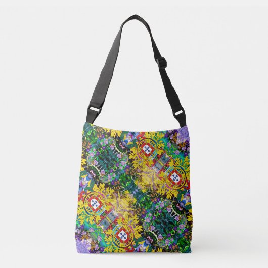 Portugees design crossbody tas (Voorkant)