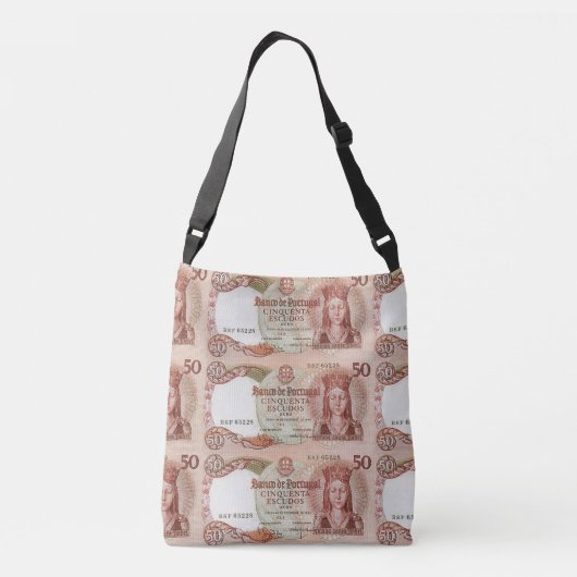 Portugees design crossbody tas (Achterkant)