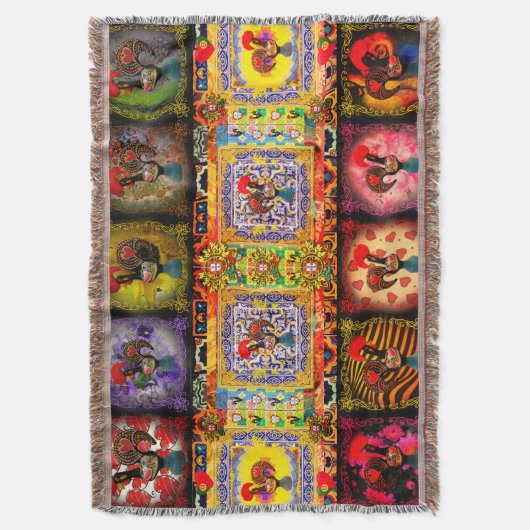 Portugees design deken (Voorkant Verticaal)