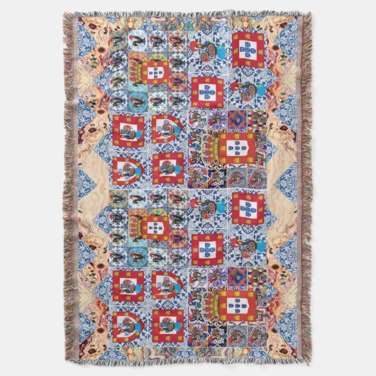 Portugees design deken (Voorkant Verticaal)