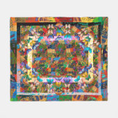 Portugees design fleece deken (Voorkant (Horizontaal))