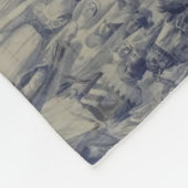 Portugees design fleece deken (Hoek)