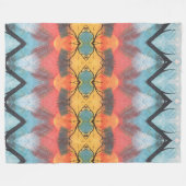 Portugees design fleece deken (Voorkant (Horizontaal))