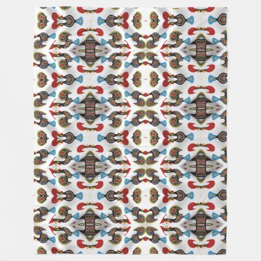 Portugees design fleece deken (Voorkant)