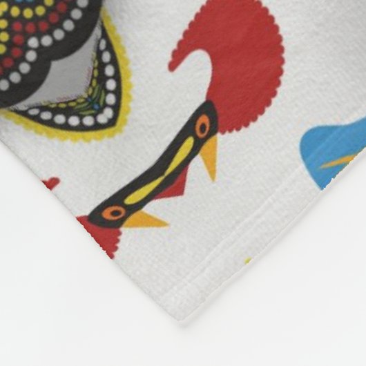 Portugees design fleece deken (Hoek)