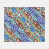 Portugees design fleece deken (Voorkant (Horizontaal))