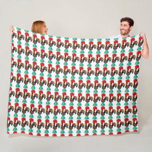 Portugees design fleece deken