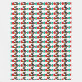 Portugees design fleece deken (Voorkant)