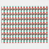 Portugees design fleece deken (Voorkant (Horizontaal))